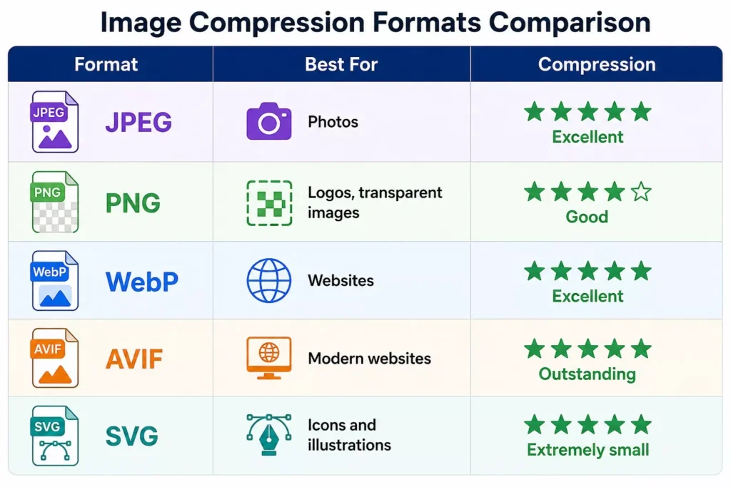 How to Compress Images Without Losing Quality Best Image Formats