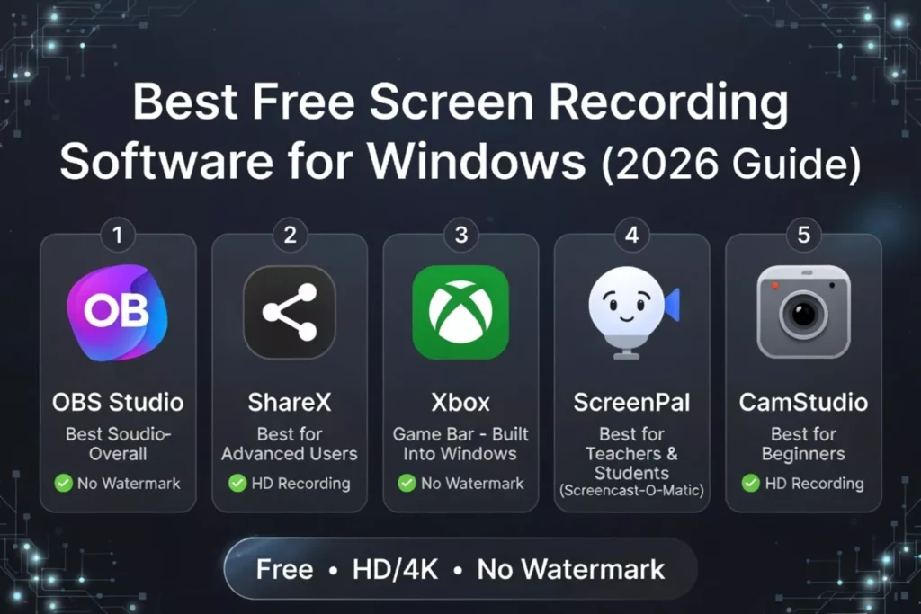 Free Screen Recording Software