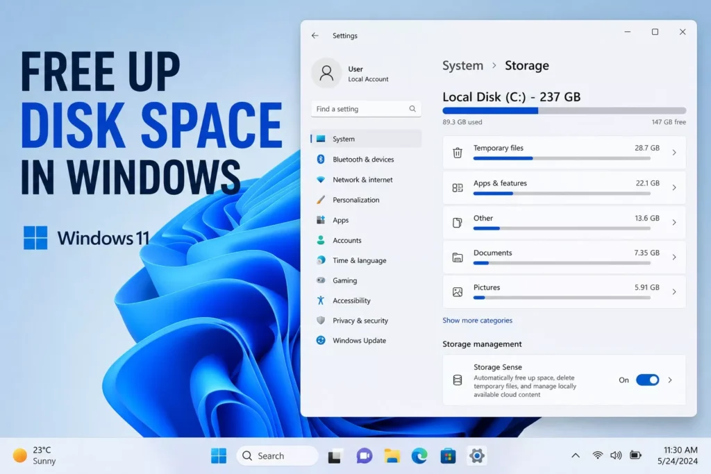 Free Up Disk Space in Windows 11