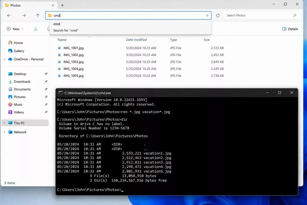 Command Prompt (Old School but Still Works)