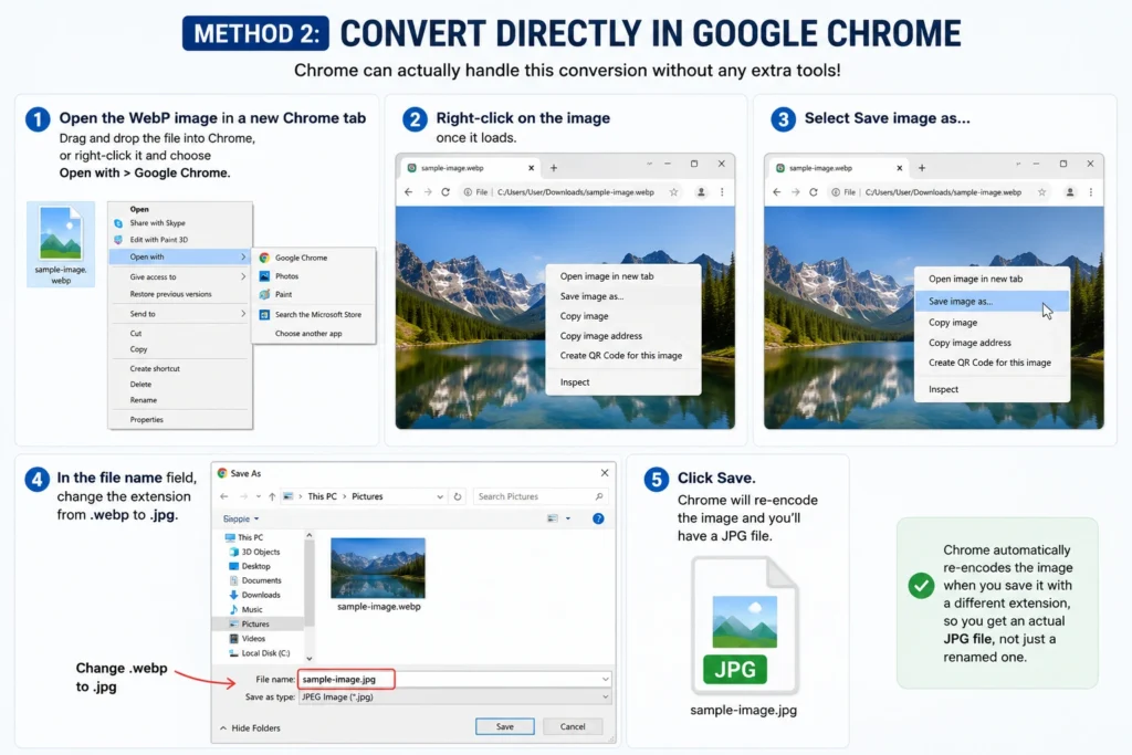 Convert Directly in Google Chrome