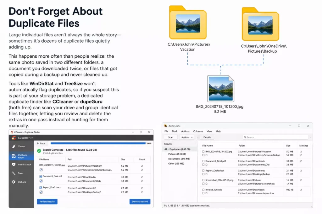 Don't Forget About Duplicate Files