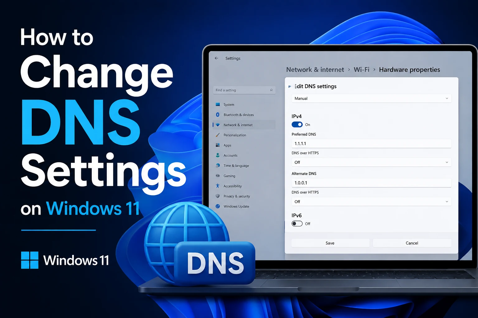 How to Change DNS Settings on Windows 11
