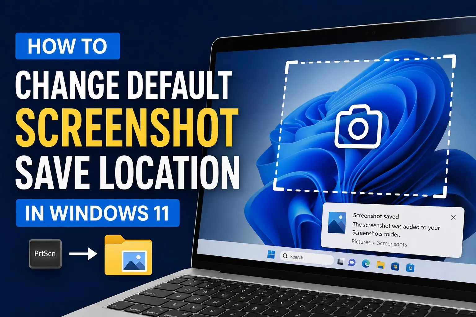How to Change Default Screenshot Save Location in Windows 11