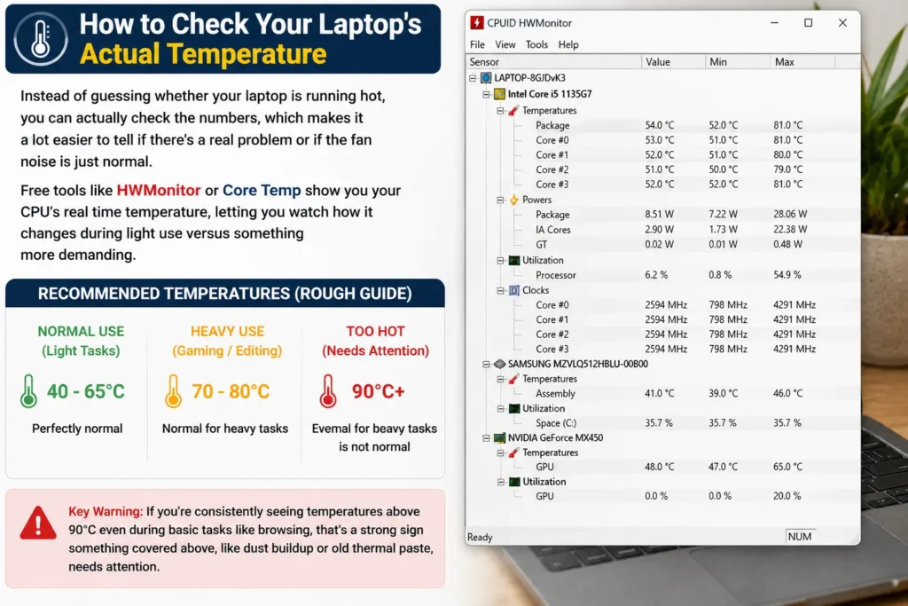 How to Check Your Laptop's Actual Temperature