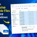 How to Rename Multiple Files at Once in Windows