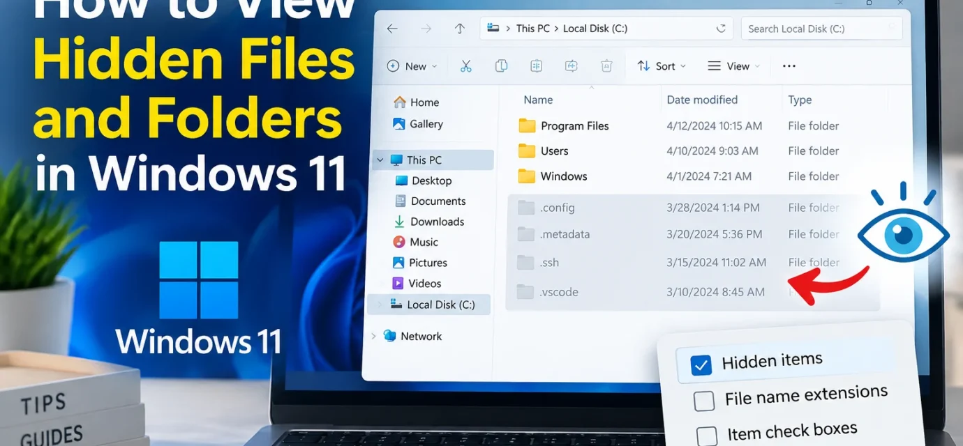 How to View Hidden Files and Folders in Windows 11