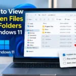 How to View Hidden Files and Folders in Windows 11 How to View Hidden Files and Folders in Windows 11