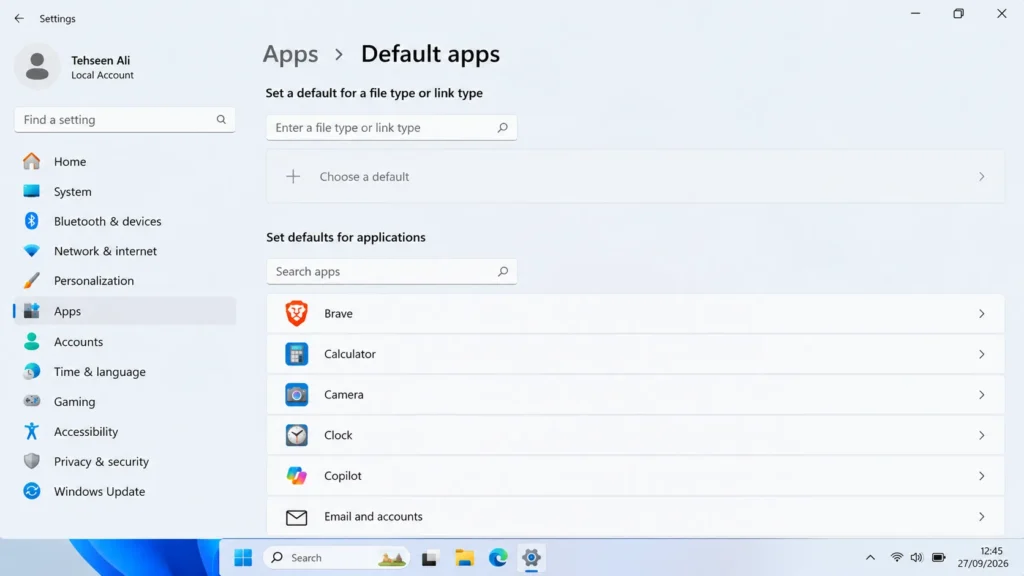 How to Change Your Default Browser in Windows 11 Open the Default Apps Settings