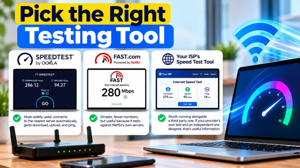 How to Check Your Internet Speed Accurately Pick the Right Testing Tool