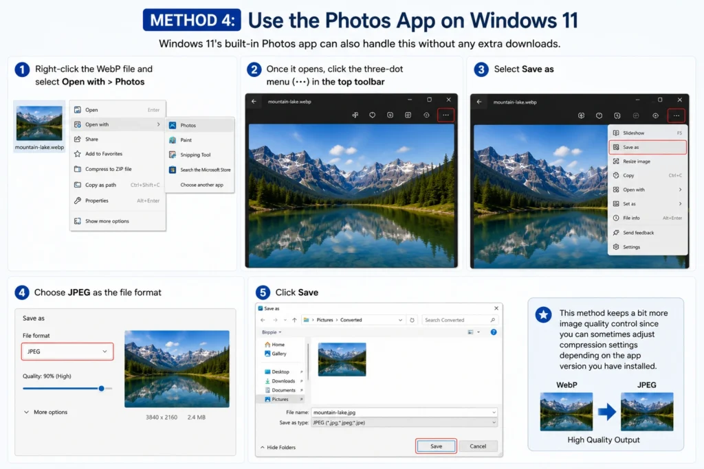 Use the Photos App on Windows 11