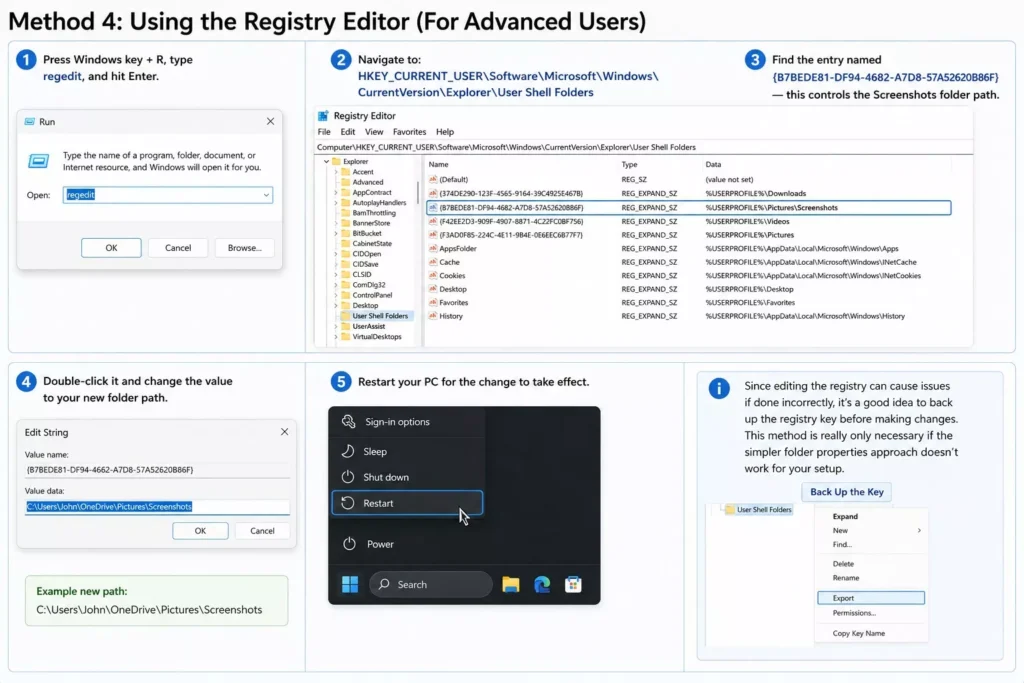 Using the Registry Editor